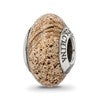 Sterling Silver Reflections Picture Jasper Bead