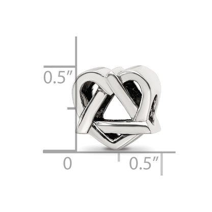 Sterling Silver Adoption Symbol Bead