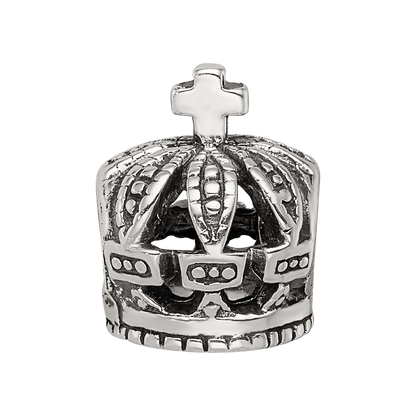 Sterling Silver Reflections Crown Bead