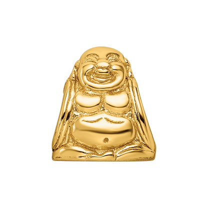 Sterling Silver Gold-plated Reflections Buddha Bead
