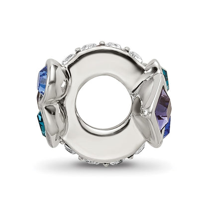 Sterling Silver Reflections Crystals Bead