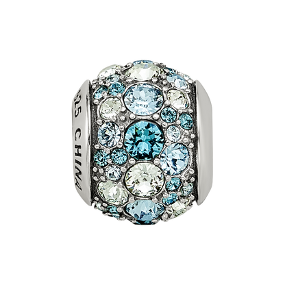 Sterling Silver Reflections Crystal Seaside Bead