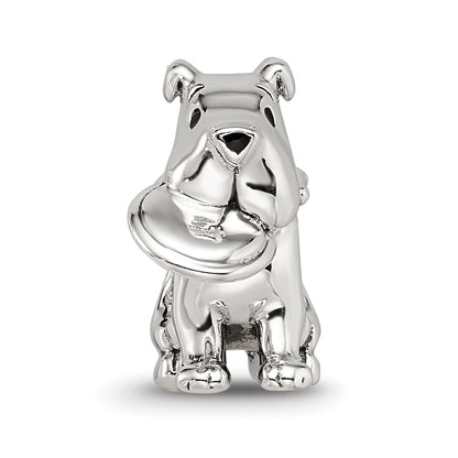 Sterling Silver Reflections Dog With Flying Disc Bead