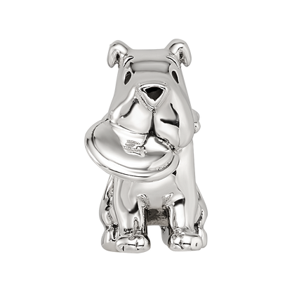 Sterling Silver Reflections Dog With Flying Disc Bead