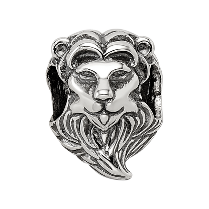 Sterling Silver Reflections Lion Bead