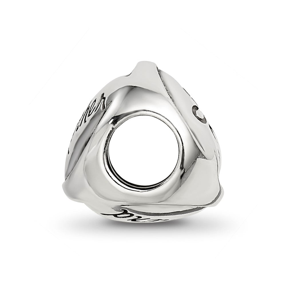 Sterling Silver Reflections My Mother My Friend Trilogy Bead
