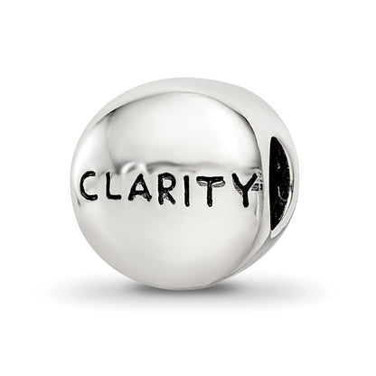 Sterling Silver Reflections June Crystal Clarity Heart Bead
