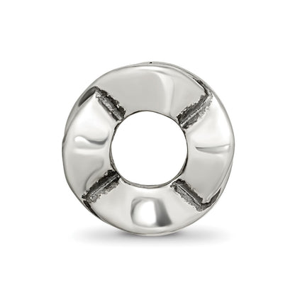 Sterling Silver Reflections Crystal Marquis Twist Bead