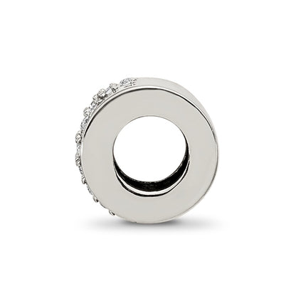 Sterling Silver Reflections Crystals Faith Cross Bead