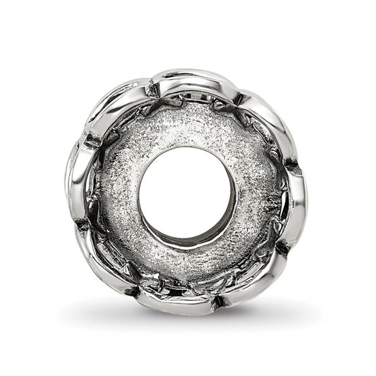 Sterling Silver Reflections Crystal Bridal Garter Bead