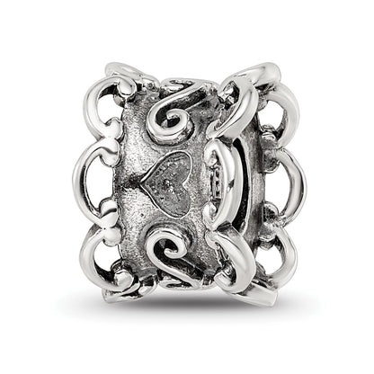 Sterling Silver Reflections Crystal Bridal Garter Bead
