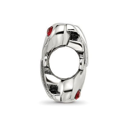 Sterling Silver Reflections Crystal LOVE Bead