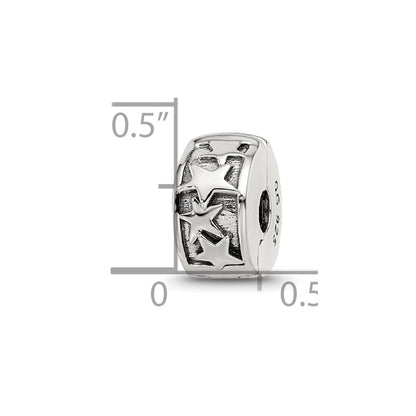 Sterling Silver Reflections Shooting Stars Clip Bead