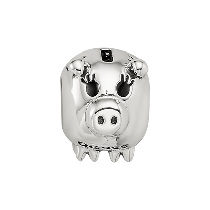 Sterling Silver Reflections Fun Money Piggy Bank Bead