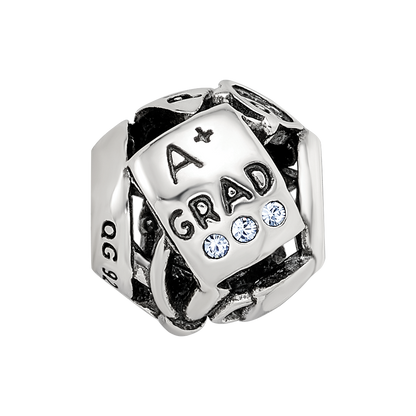Sterling Silver Reflections Crystals Graduation Bead