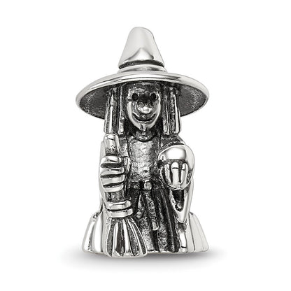 Sterling Silver Reflections Witch Bead