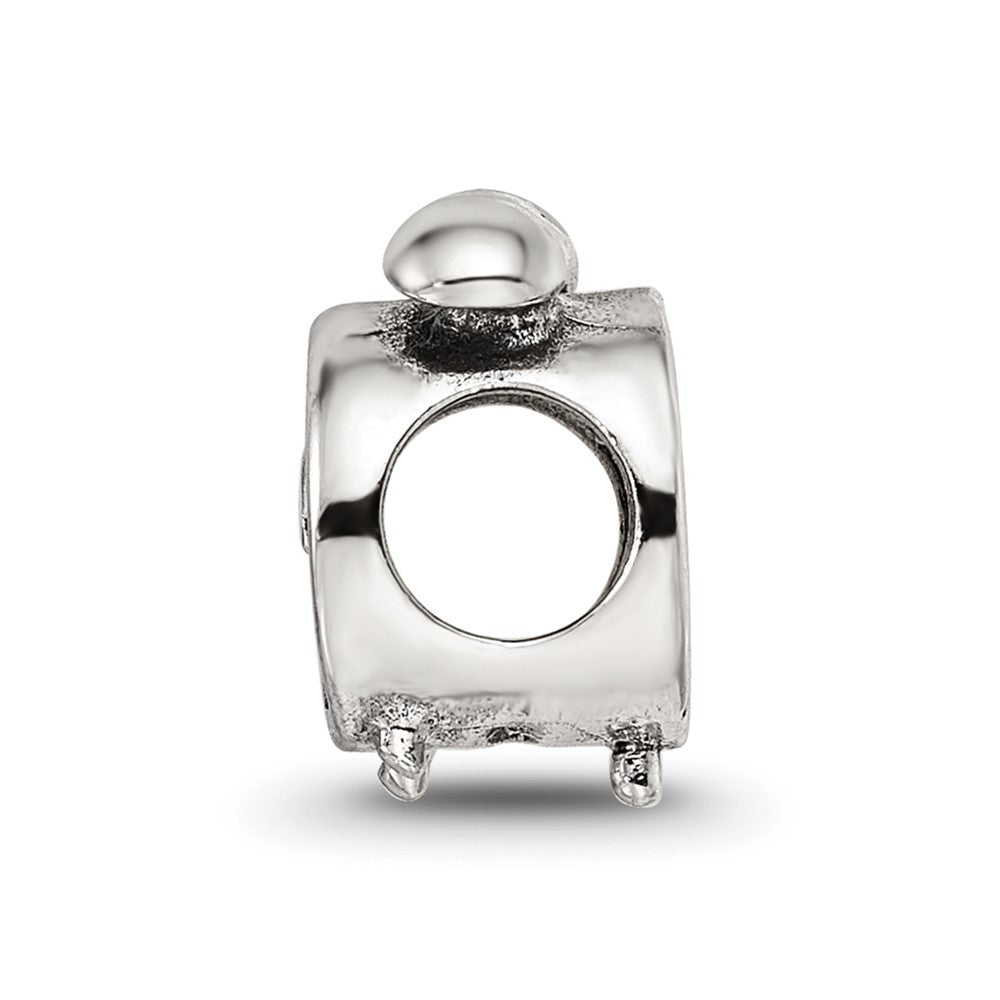 Sterling Silver Reflections Alarm Clock Bead