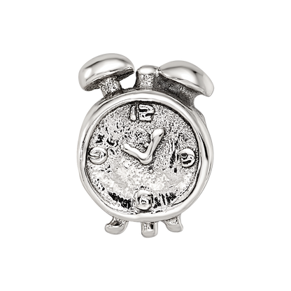 Sterling Silver Reflections Alarm Clock Bead