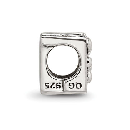 Sterling Silver Reflections Best Mom Two Sided Bead
