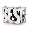 Sterling Silver Reflections Best Mom Two Sided Bead