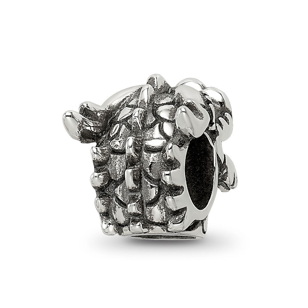 Sterling Silver Reflections Crystal Chinese New Year Dragon Bead