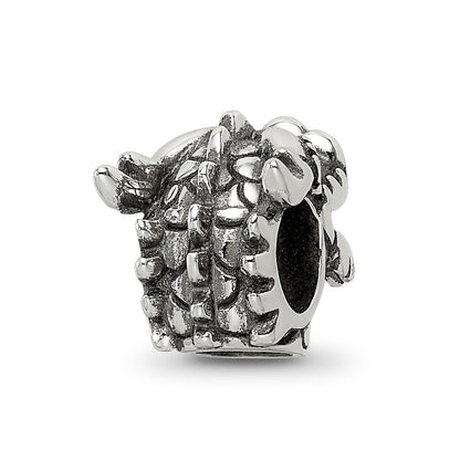 Sterling Silver Reflections Crystal Chinese New Year Dragon Bead