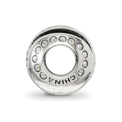 Sterling Silver Reflections Crytal Congratulations Bead
