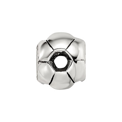 Sterling Silver Reflections Soccer Ball Bead