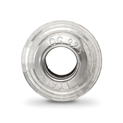 Sterling Silver Reflections Diamond Cut Bead