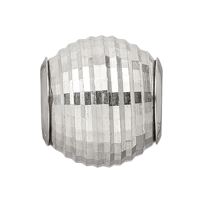 Sterling Silver Reflections Diamond Cut Bead