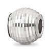 Sterling Silver Reflections Diamond Cut Bead