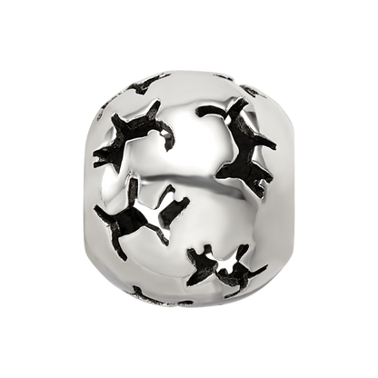 Sterling Silver Reflections Cutout Dog Bead