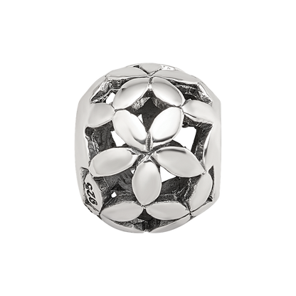 Sterling Silver Reflections Flower of Life Bead