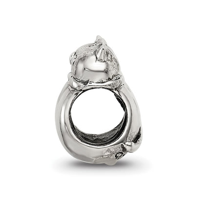 Sterling Silver Reflections Twin Cats Bead