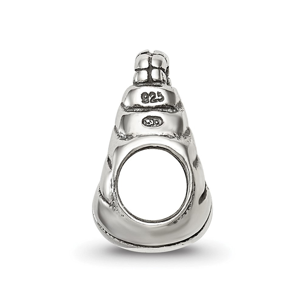 Sterling Silver Reflections Striped Handbag Bead