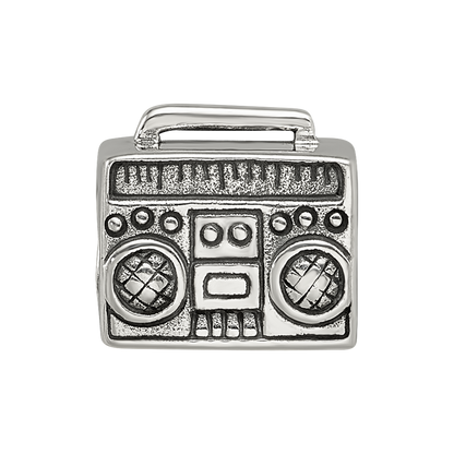 Sterling Silver Reflections Boombox Bead