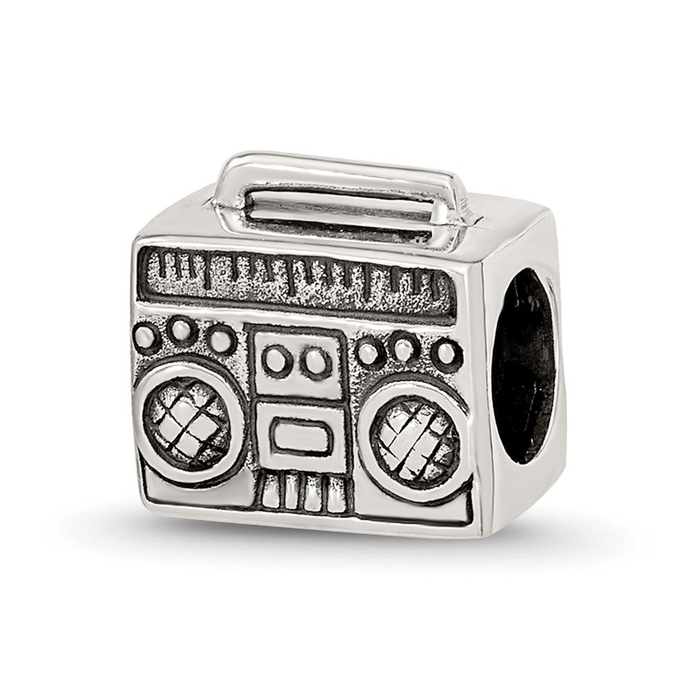 Sterling Silver Reflections Boombox Bead