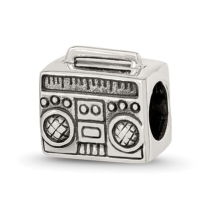 Sterling Silver Reflections Boombox Bead