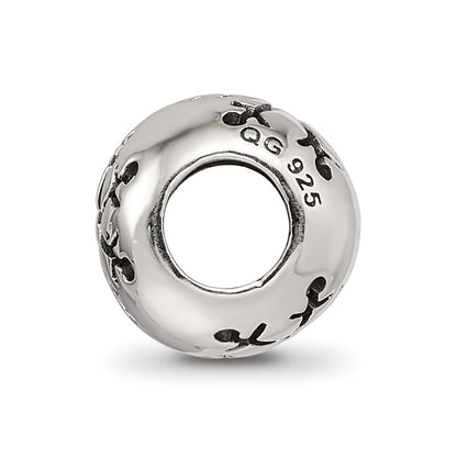 Sterling Silver Reflections Cutout Snowflake Bead