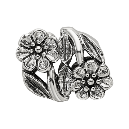 Sterling Silver Reflections Flowers Bead