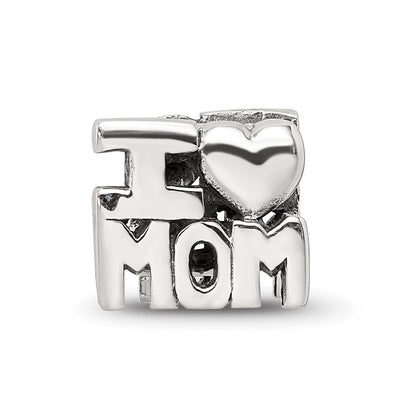 Sterling Silver Reflections I HEART MOM Bead