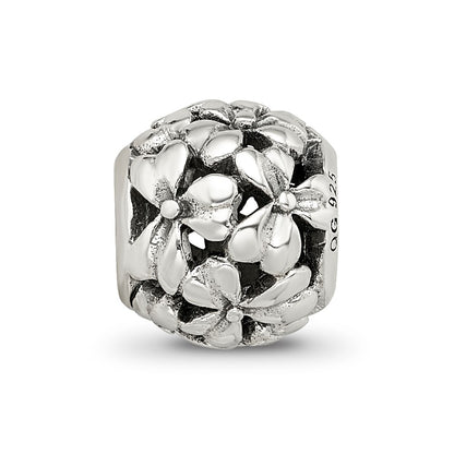 Sterling Silver Reflections Filigree Flower Bead