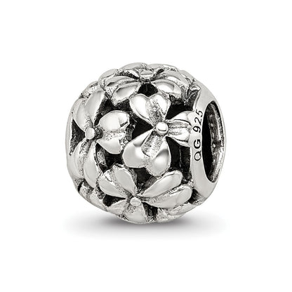 Sterling Silver Reflections Filigree Flower Bead