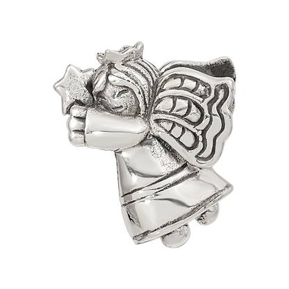 Sterling Silver Reflections Christmas Angel Bead