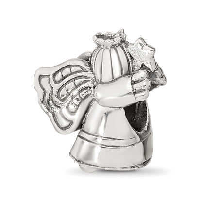 Sterling Silver Reflections Christmas Angel Bead