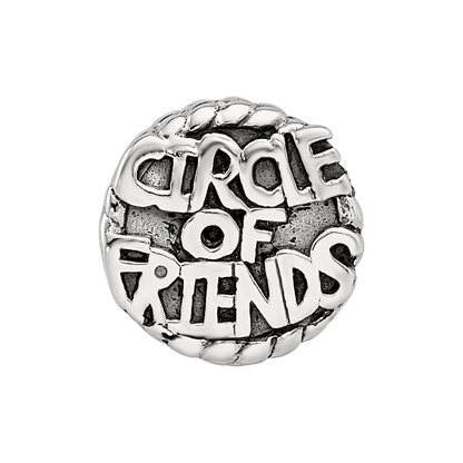 Sterling Silver Reflections Circle of Friends Bead
