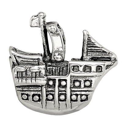 Sterling Silver Reflections Pirate Ship Bead
