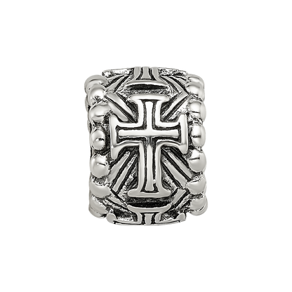 Sterling Silver Reflections Cross Spacer Bead