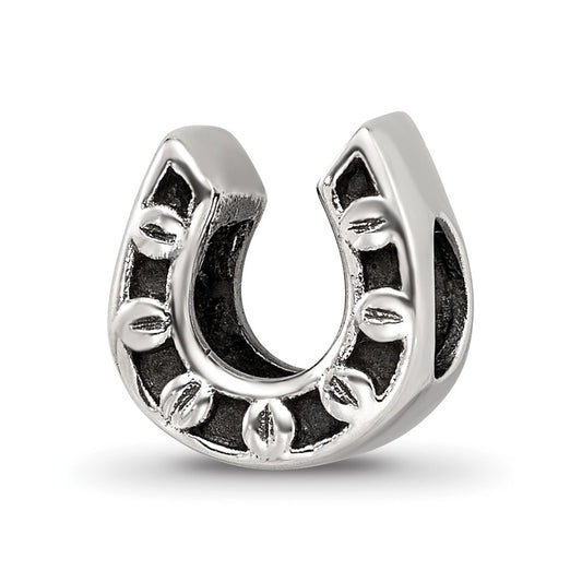 Sterling Silver Reflections Horseshoe Bead