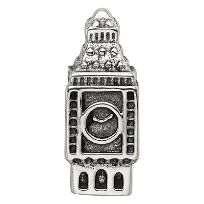 Sterling Silver Reflections Big Ben Clock Bead